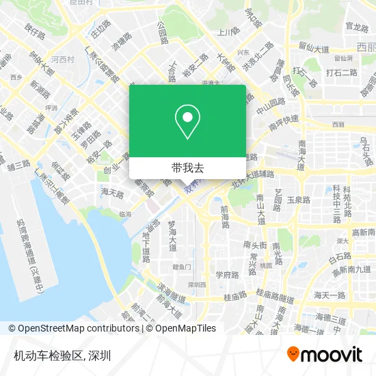 机动车检验区地图