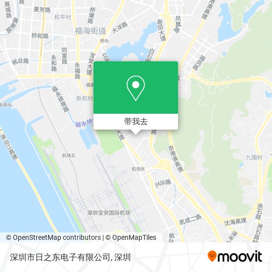 深圳市日之东电子有限公司地图