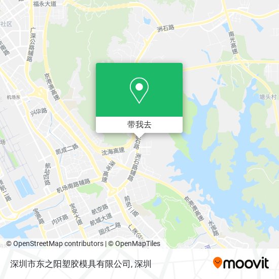 深圳市东之阳塑胶模具有限公司地图