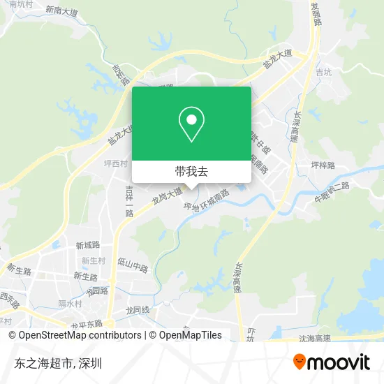 东之海超市地图