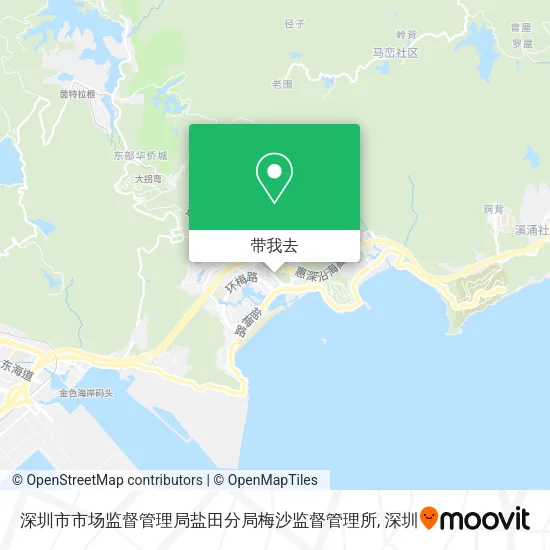深圳市市场监督管理局盐田分局梅沙监督管理所地图