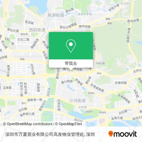 深圳市万厦居业有限公司高发物业管理处地图