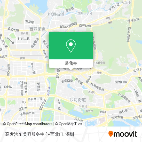 高发汽车美容服务中心-西北门地图