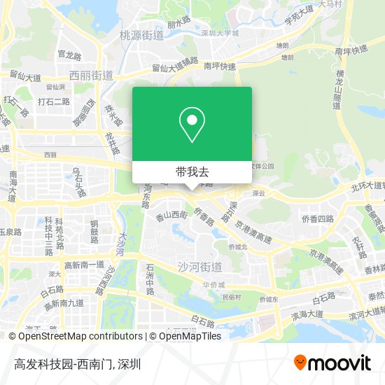 高发科技园-西南门地图