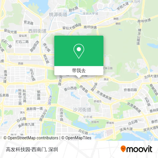 高发科技园-西南门地图