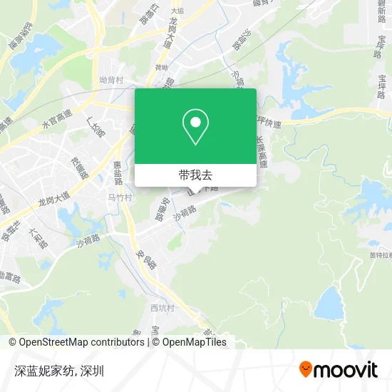 深蓝妮家纺地图