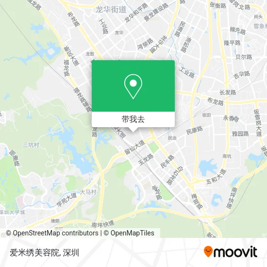 爱米绣美容院地图