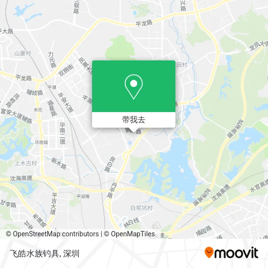 飞皓水族钓具地图