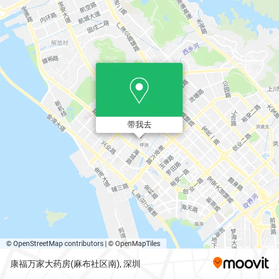 康福万家大药房(麻布社区南)地图
