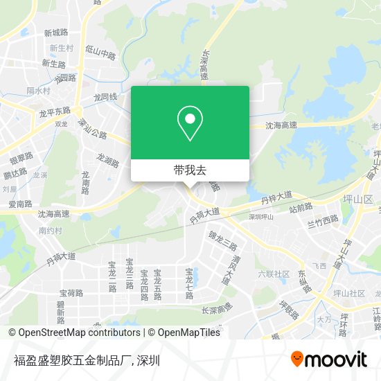 福盈盛塑胶五金制品厂地图