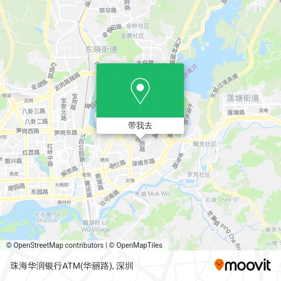 珠海华润银行ATM(华丽路)地图