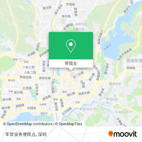 车管业务便民点地图
