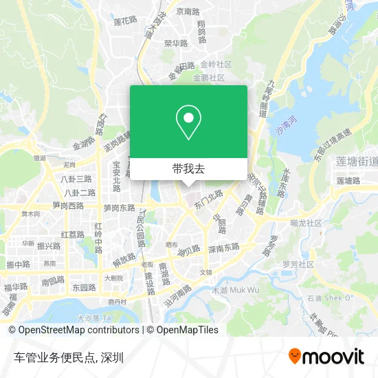 车管业务便民点地图