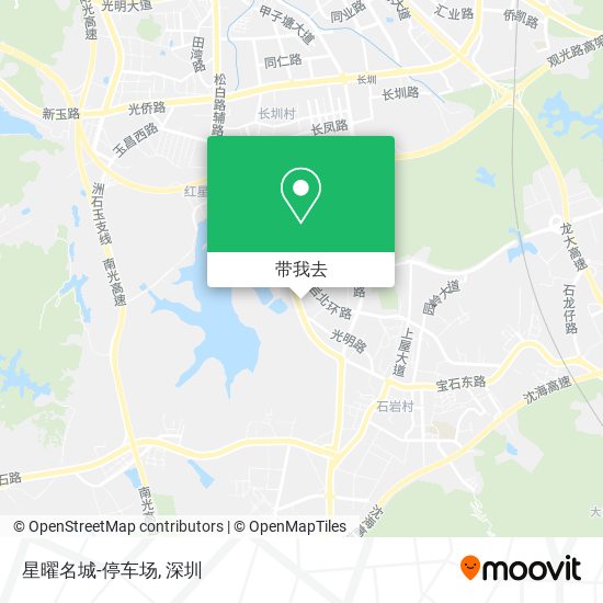 星曜名城-停车场地图