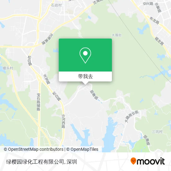 绿樱园绿化工程有限公司地图