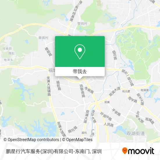 鹏星行汽车服务(深圳)有限公司-东南门地图