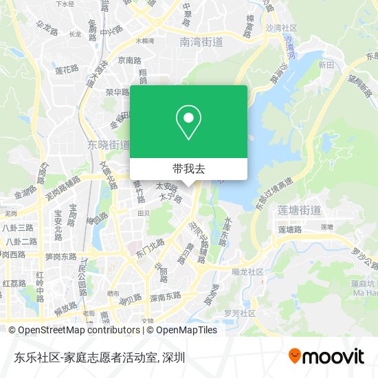 东乐社区-家庭志愿者活动室地图