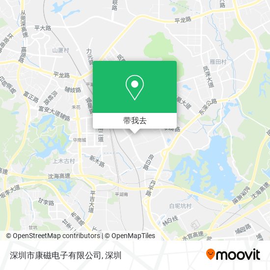 深圳市康磁电子有限公司地图