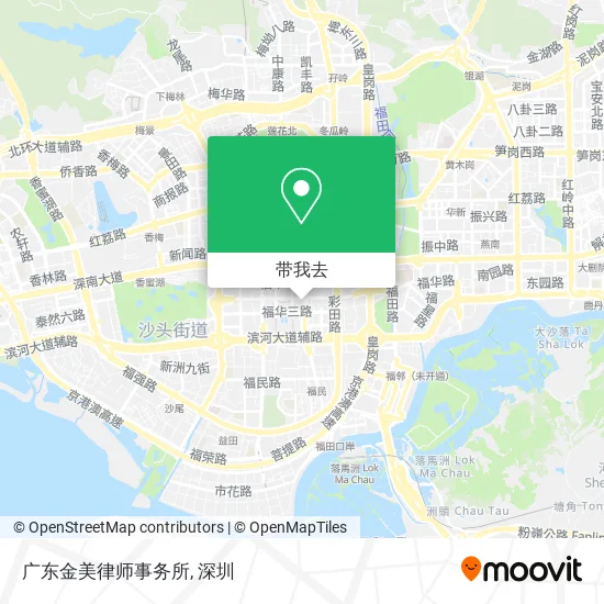 广东金美律师事务所地图