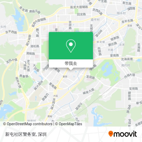 新屯社区警务室地图