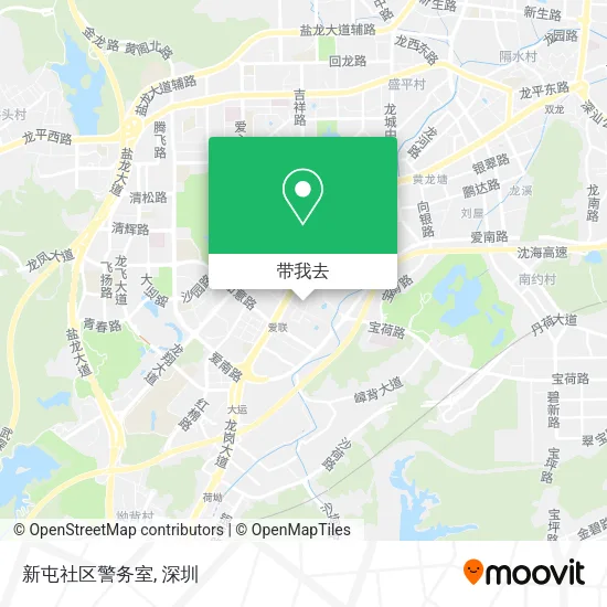 新屯社区警务室地图
