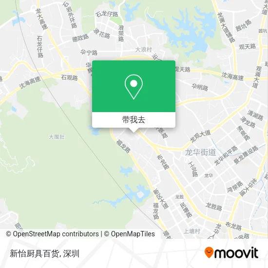 新怡厨具百货地图