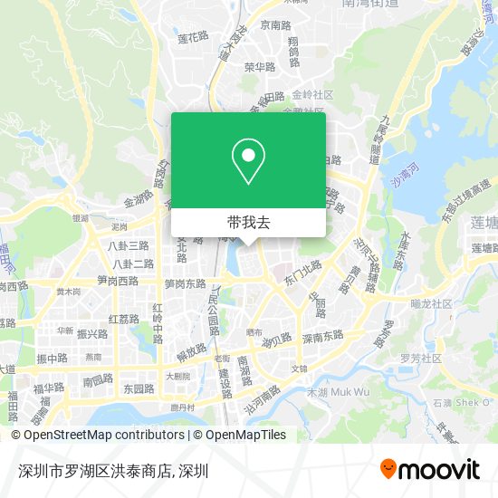 深圳市罗湖区洪泰商店地图