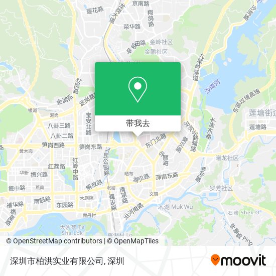 深圳市柏洪实业有限公司地图
