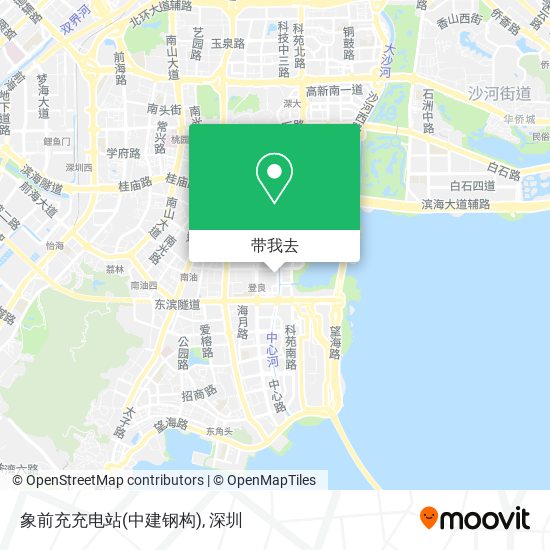 象前充充电站(中建钢构)地图