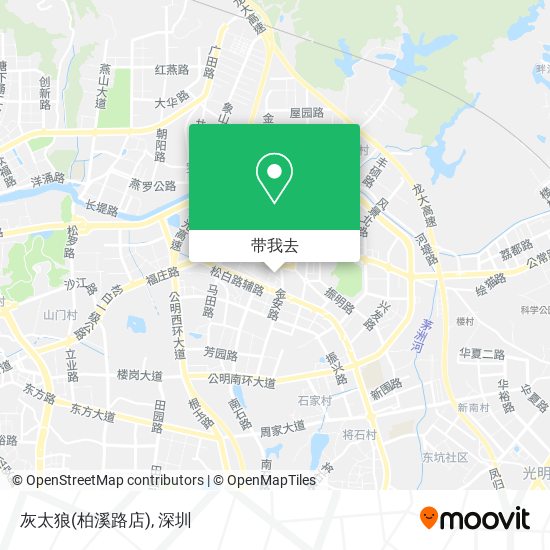 灰太狼(柏溪路店)地图