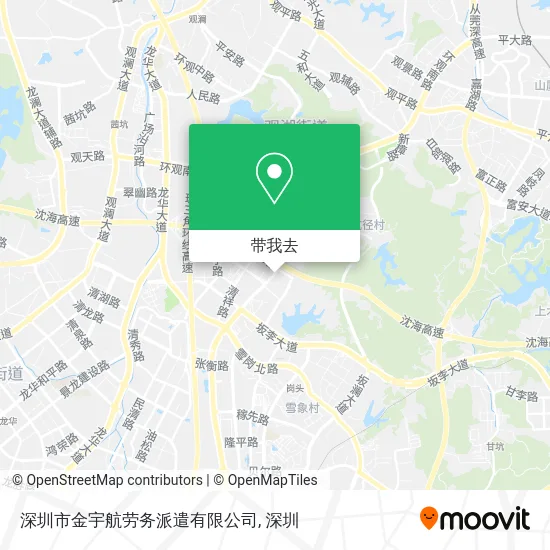 深圳市金宇航劳务派遣有限公司地图