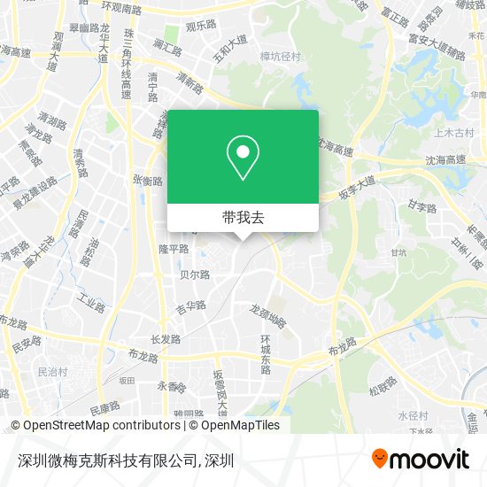 深圳微梅克斯科技有限公司地图