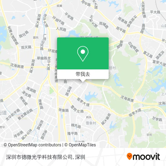 深圳市德微光学科技有限公司地图