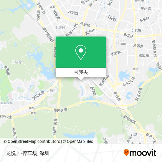 龙悦居-停车场地图