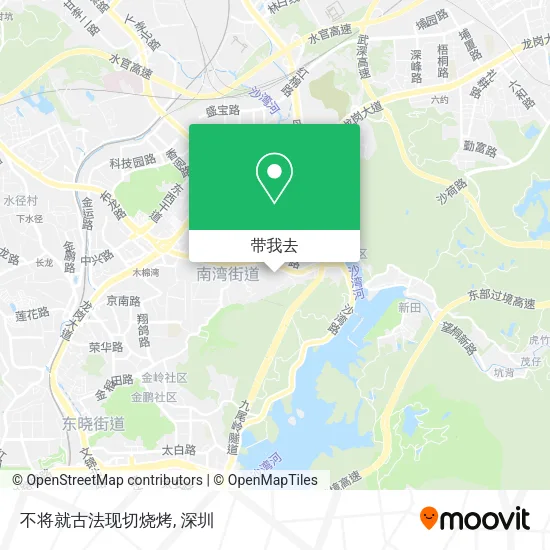 不将就古法现切烧烤地图