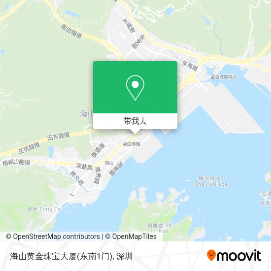 海山黄金珠宝大厦(东南1门)地图
