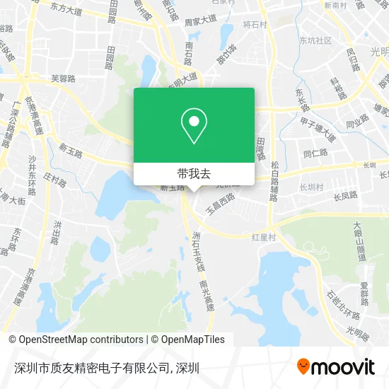 深圳市质友精密电子有限公司地图