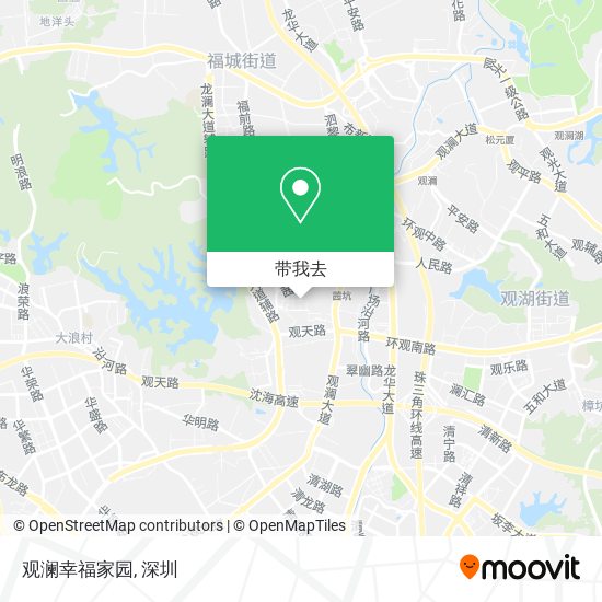 观澜幸福家园地图