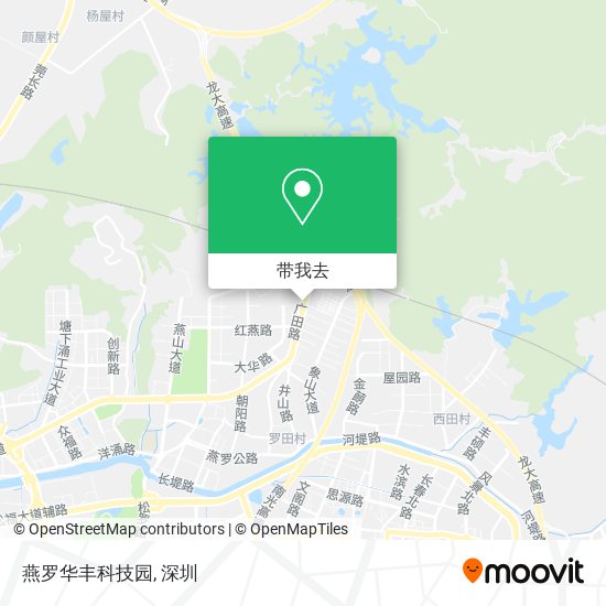 燕罗华丰科技园地图