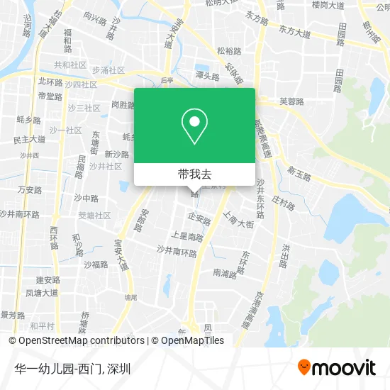 华一幼儿园-西门地图