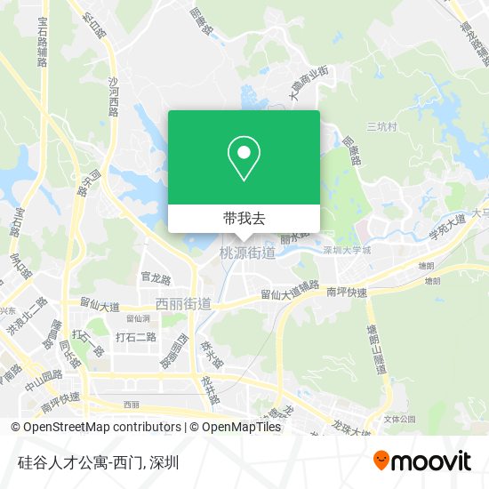 硅谷人才公寓-西门地图