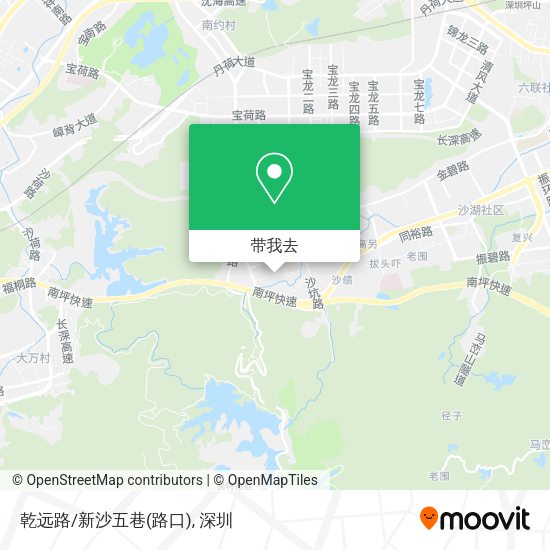乾远路/新沙五巷(路口)地图