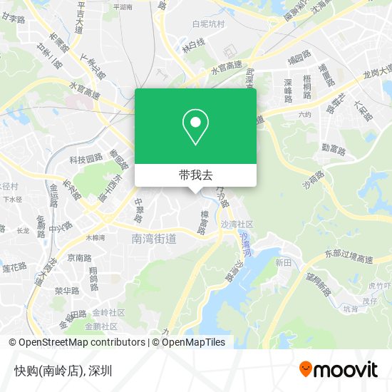 快购(南岭店)地图