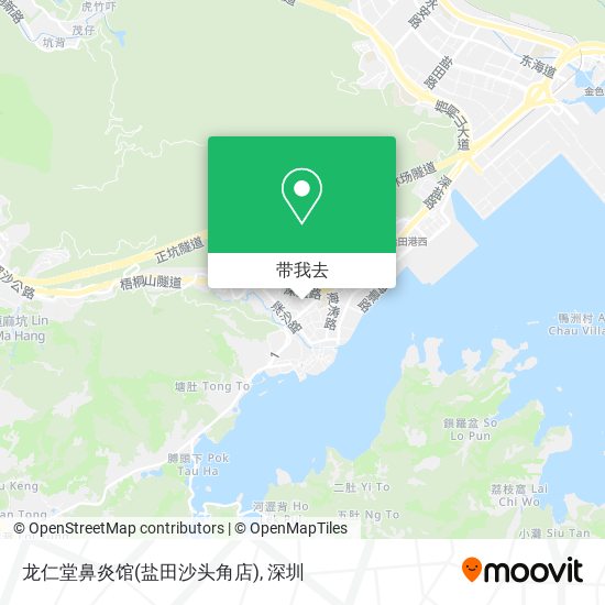 龙仁堂鼻炎馆(盐田沙头角店)地图