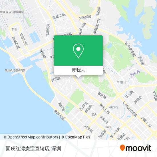 固戍红湾麦宝直销店地图