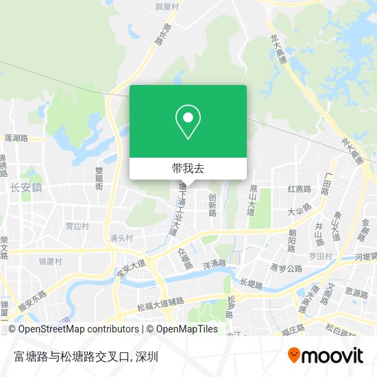 富塘路与松塘路交叉口地图