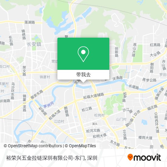 裕荣兴五金拉链深圳有限公司-东门地图