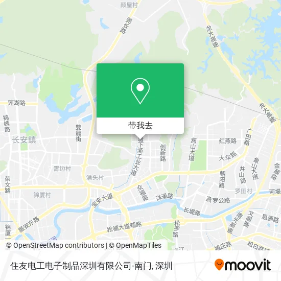 住友电工电子制品深圳有限公司-南门地图