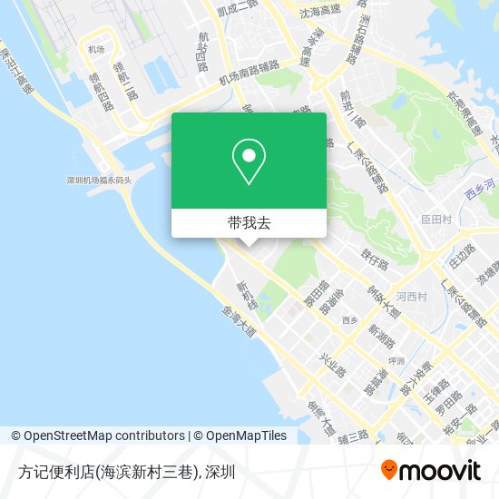 方记便利店(海滨新村三巷)地图