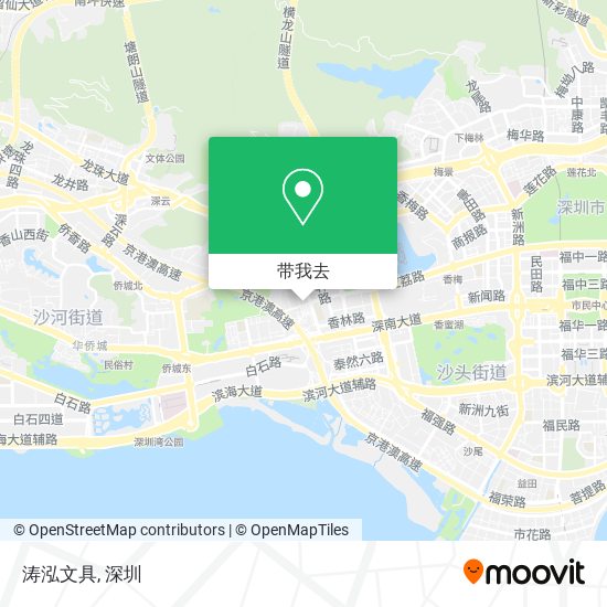 涛泓文具地图